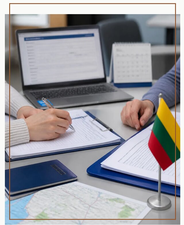 Профессиональное оформление визы в Литву для поездки в Полысаеве
