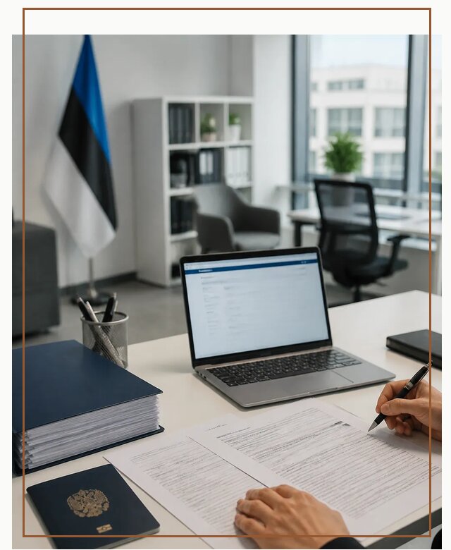 Оформление ВНЖ в Эстонии для переезда и легального проживания в Полысаеве